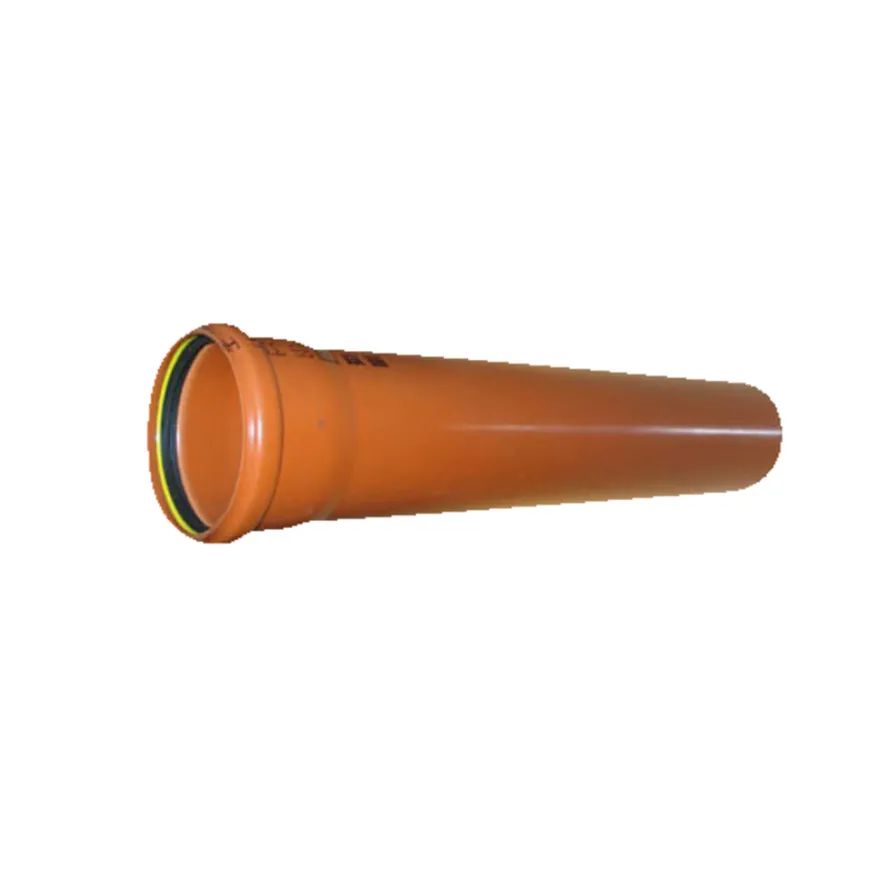 PVC kloakrør 110 mm x 1000 mm rød