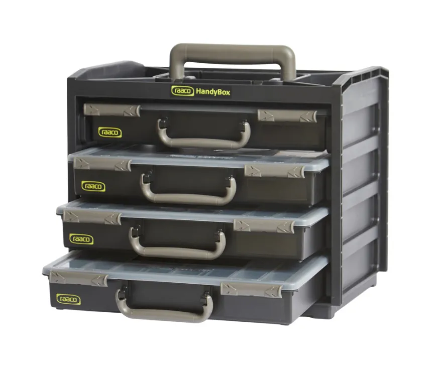 raaco Handybox m/4 sortimentsæsker
