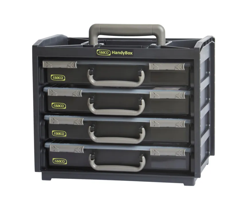 raaco Handybox m/4 sortimentsæsker