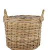 Rattankurv m/plast Ø38 cm