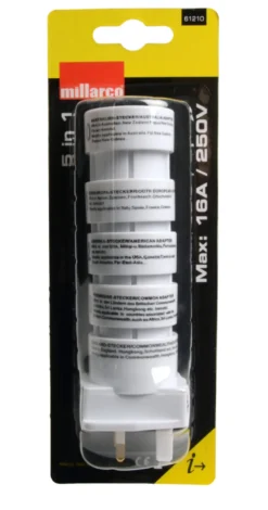 Rejseadapter 5 i 1