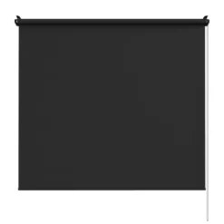 Rullegardin lysdæmpende sort 100 x 210 cm
