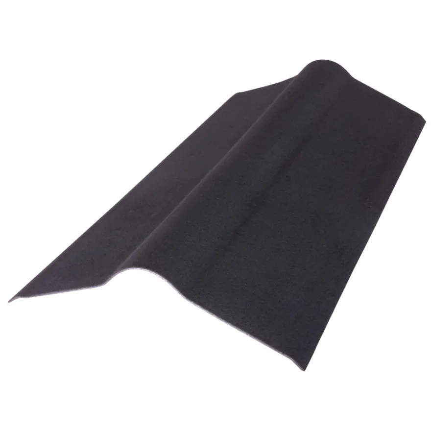 Rygning til bitumen tagplader sort 100 x 42 cm