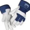 Safe-On Granat arbejdshandsker bomuld/skind str. 9