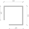 Samlemuffe 25 x 25 x 60 mm