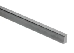 Sandliste plast koksgrå - 10 x 16 x 3000 mm
