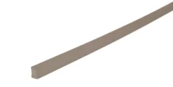 Sandliste plast koksgrå - 10 x 16 x 3000 mm