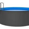 Santorini stålpool Ø350 cm - Swim & Fun