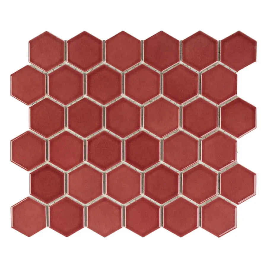 SCG Mosaik fliser brunrød 10 net (0,9 m²)