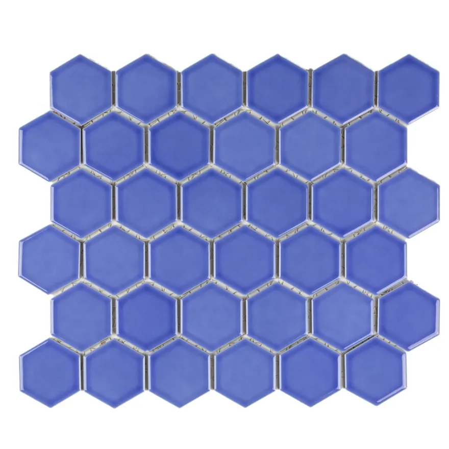 SCG Mosaik fliser lyseblå 10 net (0,9 m²)