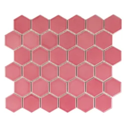 SCG Mosaik fliser rosa 10 net (0,9 m²)