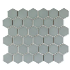 SCG Mosaik fliser sølvgrå 10 net (0,9 m²)