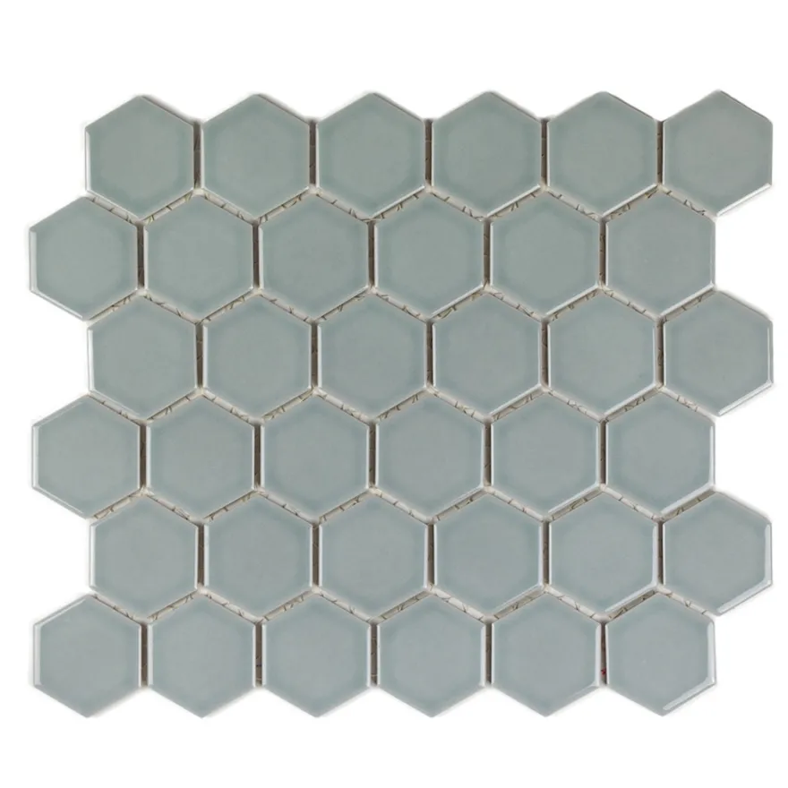 SCG Mosaik fliser sølvgrå 10 net (0,9 m²)