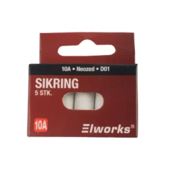 Sikringer 10A D01 5-pk. - Elworks