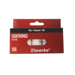 Sikringer 10A DII 5-pk. - Elworks