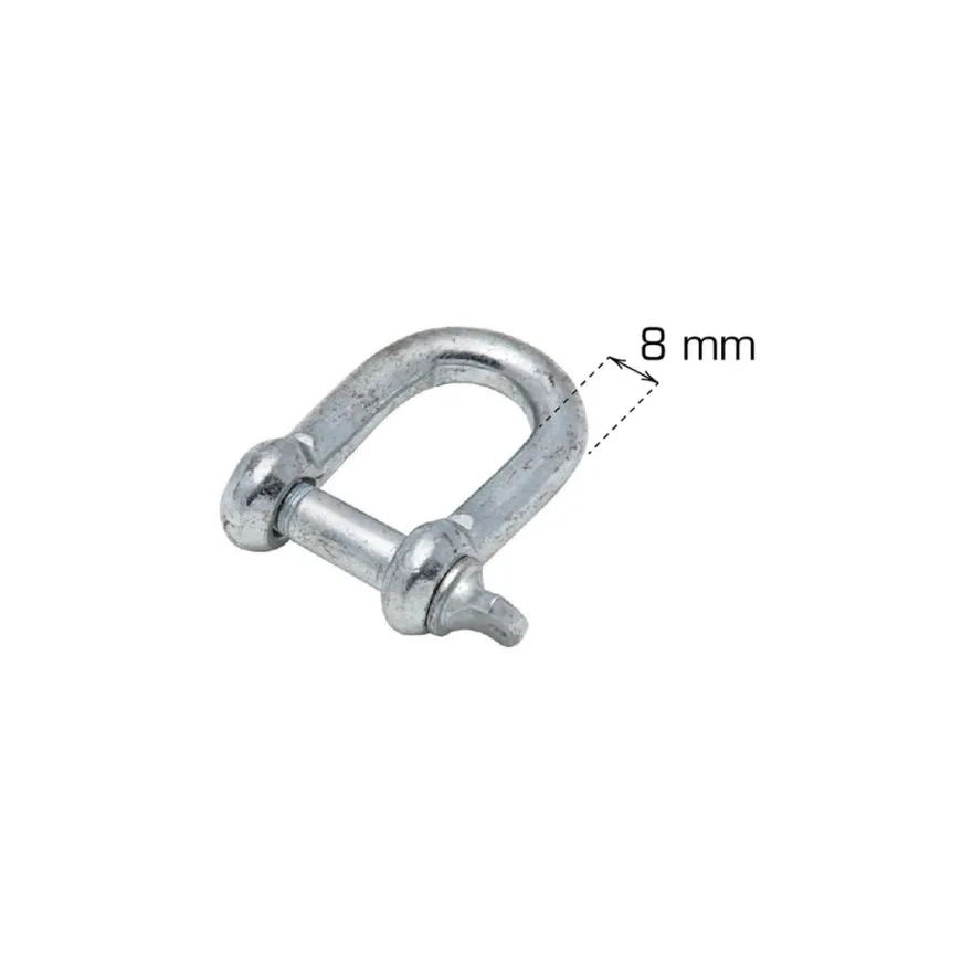 Sjækel 8 mm 2 stk.