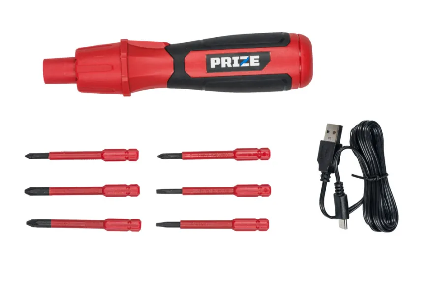 Skruemaskinesæt VDE akku 4 V - PRIZE®