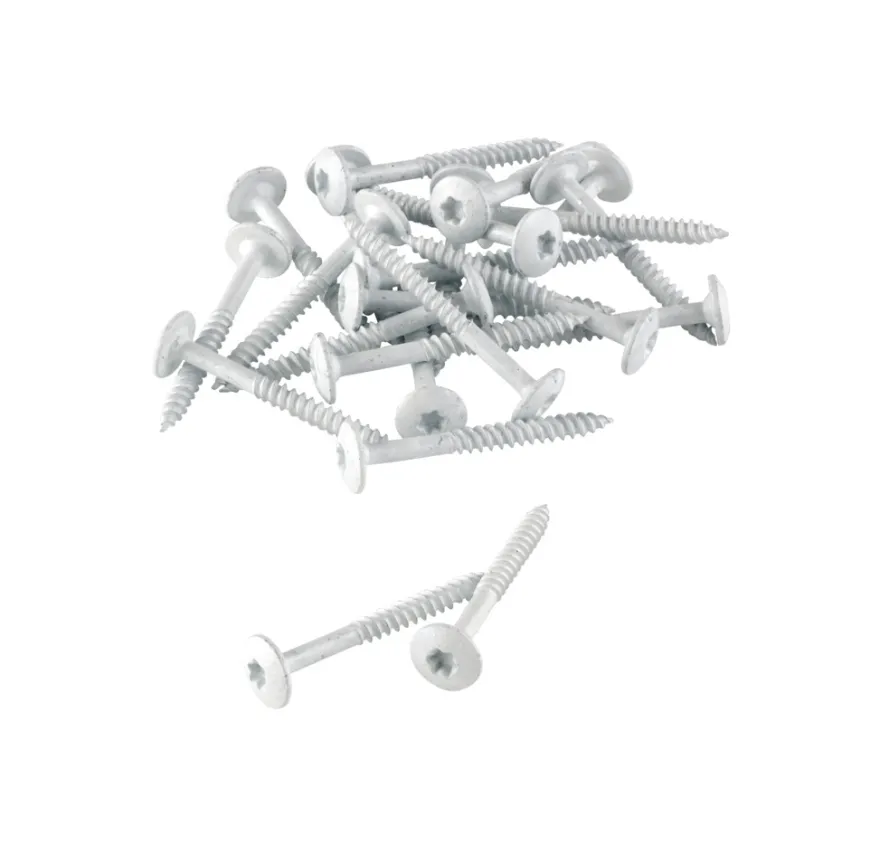 Skruer træbeton hvid 4,5 x 45 mm 100 stk. - Køb i butik