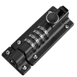 Skudrigle med kodelås sort 120 x 48 mm
