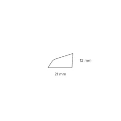 Skureliste fyr - 12 x 21 x 3000 mm