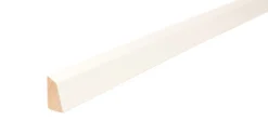 Skureliste hvid 15 x 27 x 1200 mm