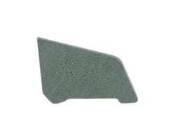 Skureliste plast koksgrå - 15 x 22 x 3000 mm