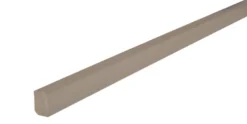 Skureliste plast koksgrå - 15 x 22 x 3000 mm