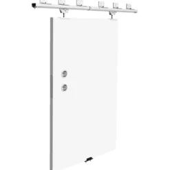Skydedørssæt med 2 meter skinner