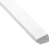 Skyggeliste plast hvid - 15 x 21 x 3000 mm
