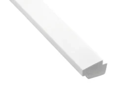Skyggeliste plast hvid - 15 x 21 x 3000 mm