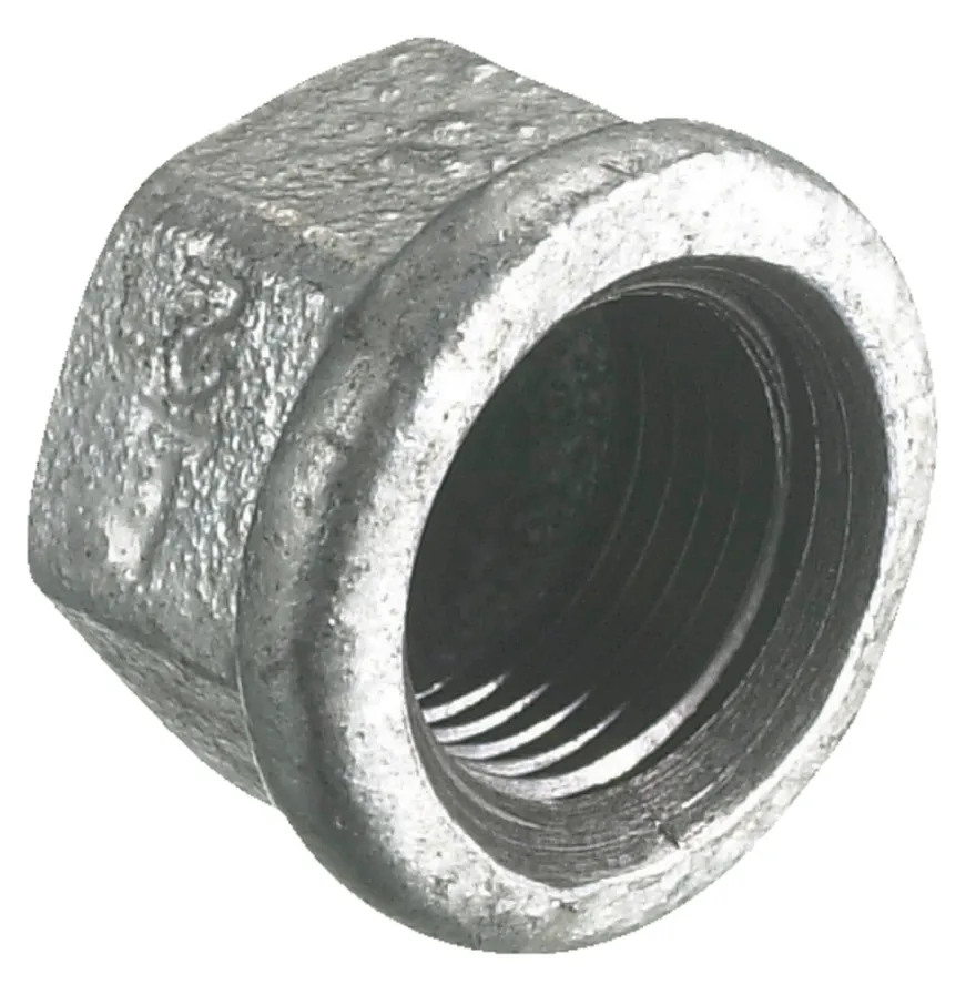Slutmuffe galvaniseret 1/2"