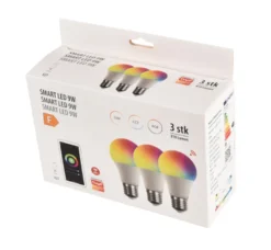 SMART LED-pærer RGBW E27 9 W - 3-pk.