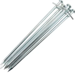 Sømpløk t/telt Warszawa stål 23 cm 6-pk. - Sunlife®