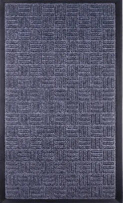 Smudsmåtte grå kunststof 45 x 75 cm