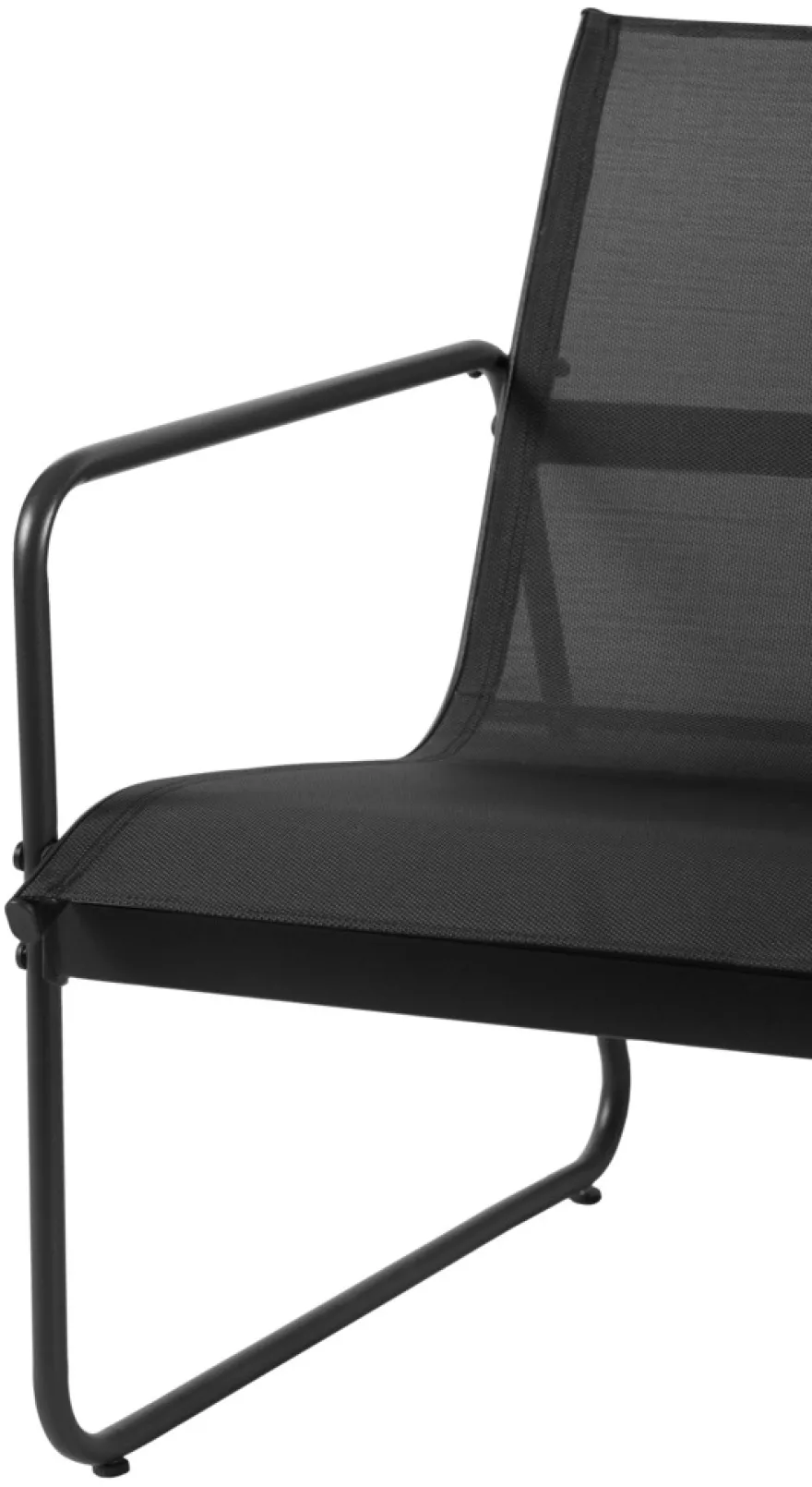 Sofasæt stål sort 4 dele - Envy