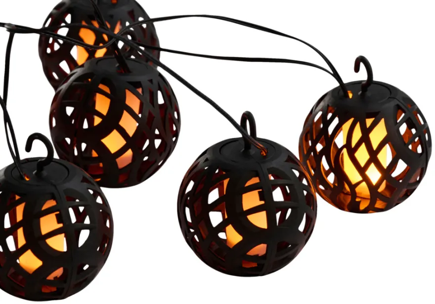 Solar lyskæde med flammeeffekt 4,1 meter - Garden®