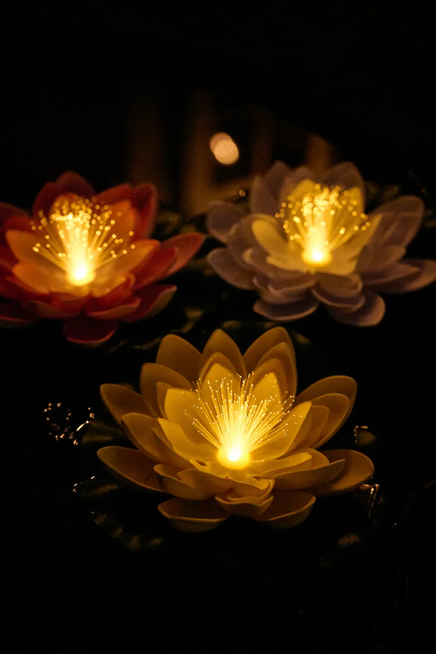 Solcelledrevet Lily åkande lampe - Outfit