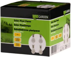 Solcellepærer plast Ø7,5 cm 4-pk. - Garden®
