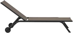 Solseng Lima sort/grå 190,8 x 67 x 30 cm - Sunlife®
