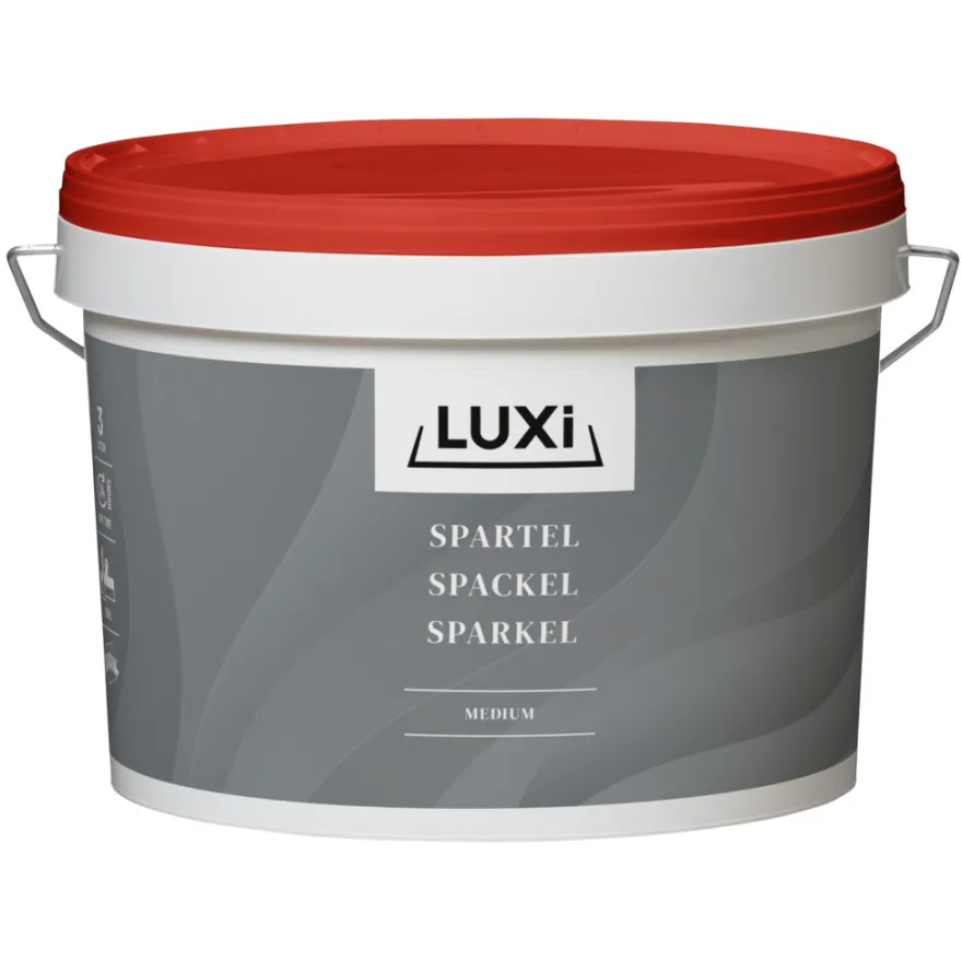Spartelmasse medium lys grå 3 liter - LUXI®