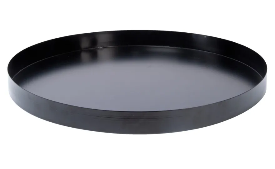 Spejlbassin sort rund L Ø78 cm