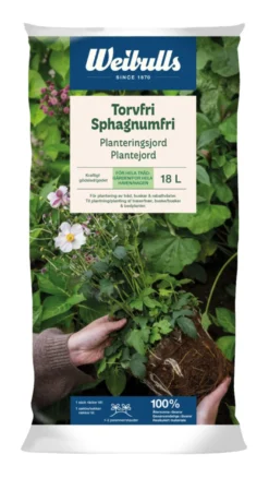 Sphagnumfri plantejord 18 liter