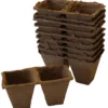 Sphagnumpotter firkantede 6 cm 20 stk.