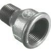 Spidsmuffe galvaniseret 1" x 3/4"