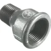 Spidsmuffe galvaniseret 3/4" x 1/2"