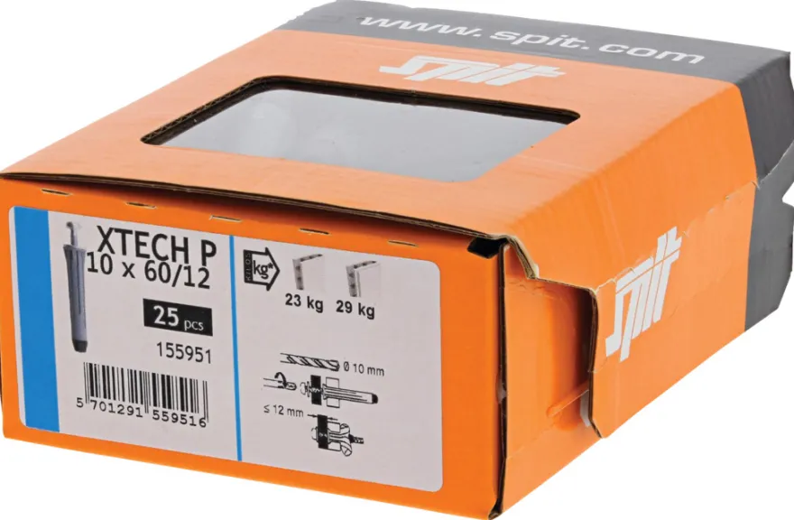 Spit gipsdyvel nylon 10 x 60/12 mm