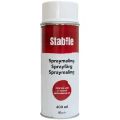 Spraymaling hvid blank - Stabile®