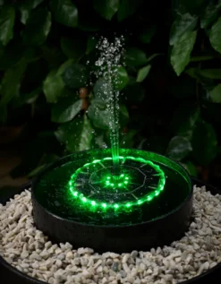 Springvand med solceller Ø16,5 cm - Outfit