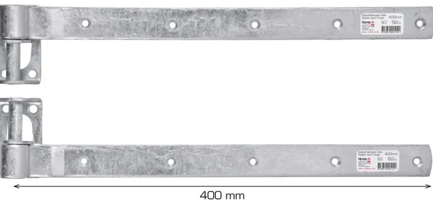Stabelhængsel galvaniseret 400 mm