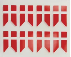 Stickers flag dannebrog 3 ark